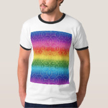 Colourful Rainbow Geometric Pattern Design