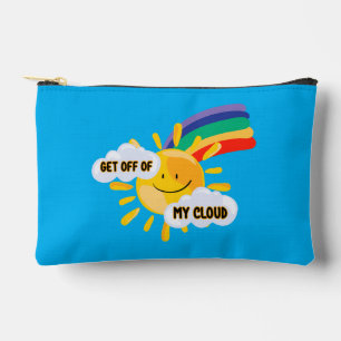 Colourful Rainbow Get Off of My Cloud Accessory Pouch