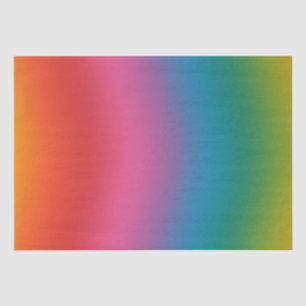 Colourful Rainbow Gradient  Tissue Paper