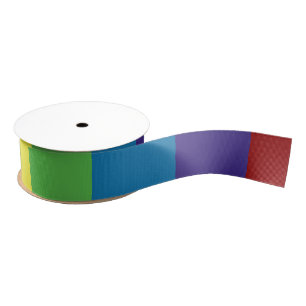 Colourful Rainbow Grosgrain Ribbon
