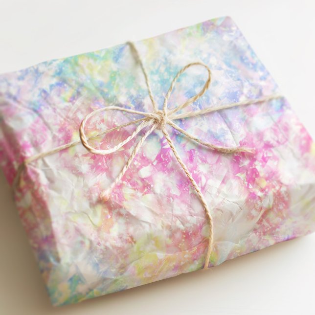 Colourful Rainbow Holographic Iridescent Crystal Tissue Paper (Creator Uploaded)