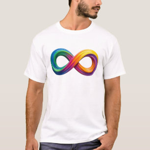 Colourful Rainbow Infinity T-Shirt