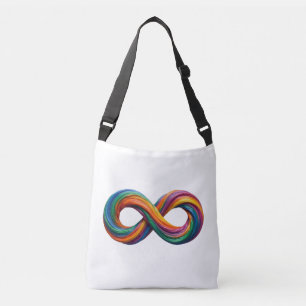 Colourful Rainbow Infinity Tote Bag