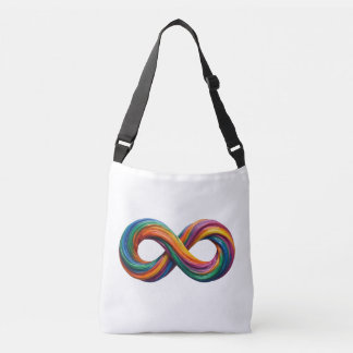 Colourful Rainbow Infinity Tote Bag