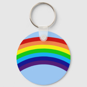 colourful rainbow key ring