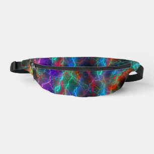 Colourful Rainbow Lightning  Storm Bum Bags