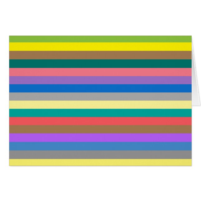 Colourful rainbow lines pattern (Front Horizontal)