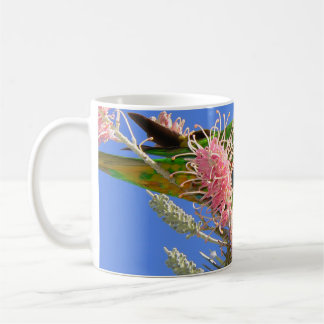 Colourful Rainbow Lorikeet Bird Eating Nectar Coffee Mug