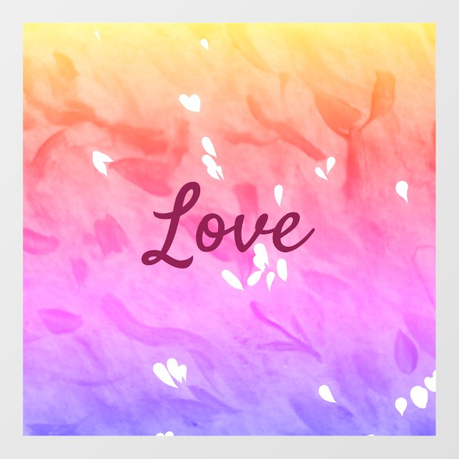 Colourful rainbow love pride lgbtq gay pattern tex (Sheet)