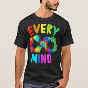 Colourful Rainbow Neurodiversity Every Mind Infini T-Shirt