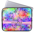 Colourful Rainbow Pink Blue Abstract Funky Mosaic
