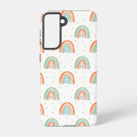 Colourful Rainbow Polka Dot Pattern