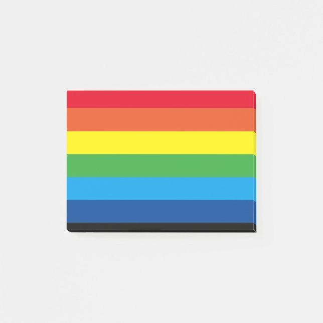 Colourful Rainbow Post-it Notes (Front)