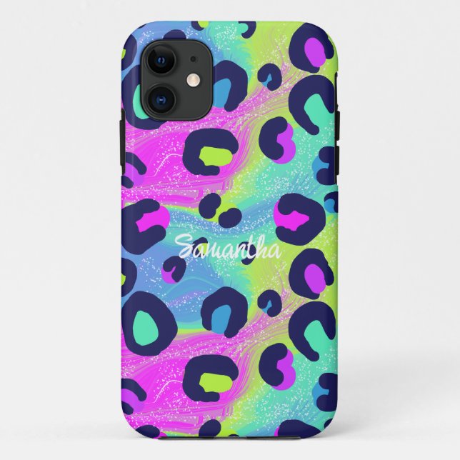 Colourful Rainbow Print Case-Mate iPhone Case (Back)