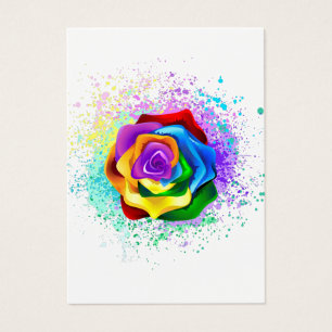 Colourful Rainbow Rose