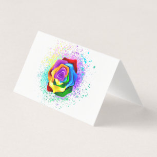 Colourful Rainbow Rose