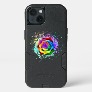 Colourful Rainbow Rose
