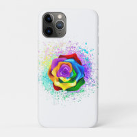 Colourful Rainbow Rose