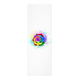 Colourful Rainbow Rose Photo Print