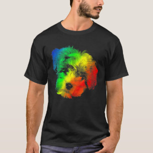 Colourful Rainbow Shih Tzu T-Shirt