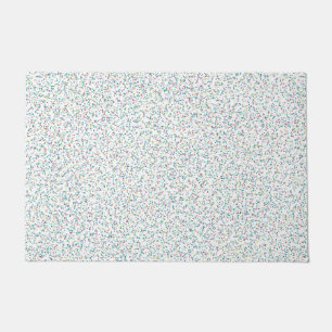 Colourful Rainbow Speckled Dots Doormat