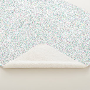 Colourful Rainbow Speckled Dots Sherpa Blanket