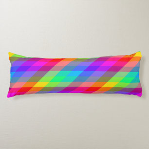 Colourful Rainbow Spectral Prisms Body Cushion