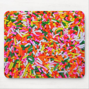 Colourful Rainbow Sprinkles Mouse Pad