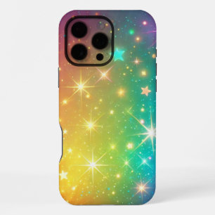 Colourful Rainbow star space iPhone 16 Pro Max Case