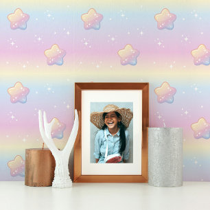 Colourful Rainbow Stars in the Sky Emote Wallpaper