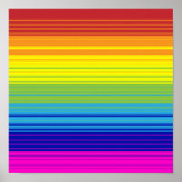 Colourful Rainbow Stripes art pattern background
