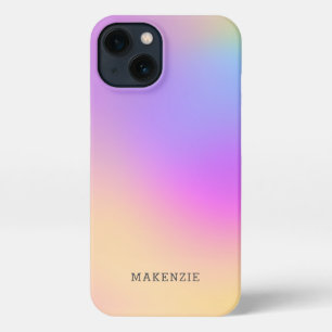 Colourful rainbow style abstract pattern iPhone ca 13 Case