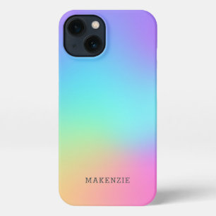 Colourful rainbow style abstract pattern iPhone ca iPhone 13 Case