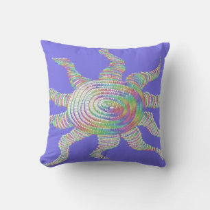 Colourful Rainbow Sun Cushion