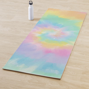 Colourful Rainbow Tie Dye Yoga Yoga Mat