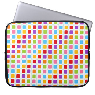 Colourful Rainbow Tiles Laptop Sleeve