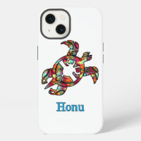 Colourful Rainbow Tribal Hawaiian Sea Turtle