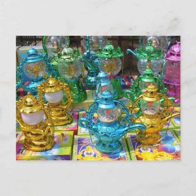 Colourful Ramadan Lantern Postcard (Front)