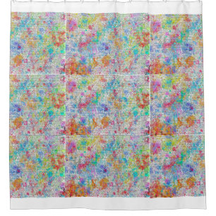Colourful Ramblings, the shower curtain