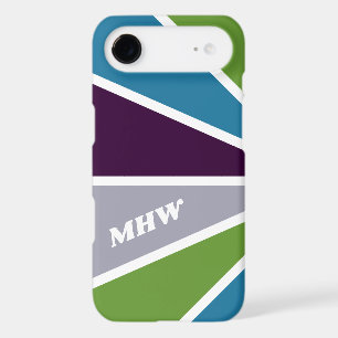 Colourful Rays custom monogram phone cases