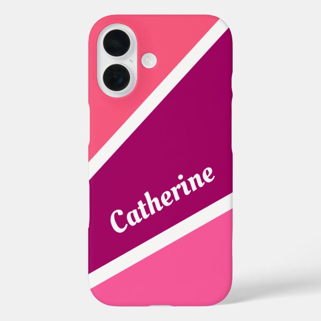 Colourful Rays custom name phone cases (Back)