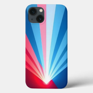 Colourful Rays Design Mobile iPhone 13 Case