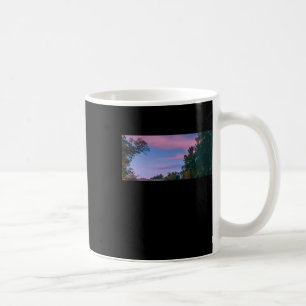 Colourful Rays Sunset Outdoors Park Sticker  Coffee Mug