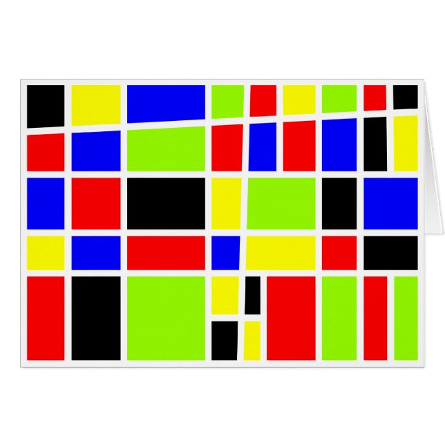 Colourful Rectangles (Front Horizontal)