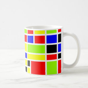 Colourful Rectangles 01 Coffee Mug