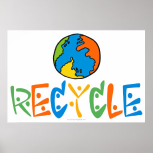 Colourful Recycling Poster