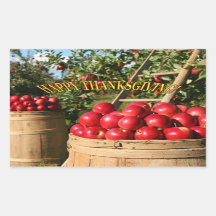 Colourful Red Apple Harvest Thanksgiving