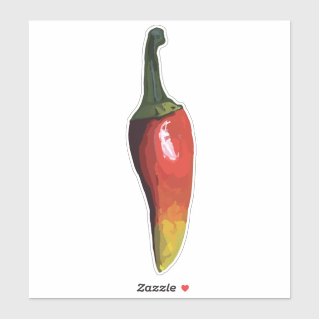 Colourful Red Chilli Pepper (Sheet)