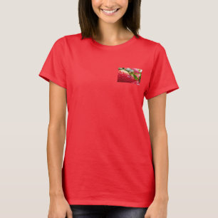 Colourful Red Delight: Strawberry Kaleidoscope Art T-Shirt