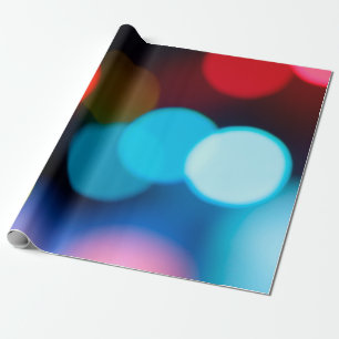 colourful (red sky artic an yellow colour) blurred wrapping paper